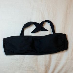 H&M - Black strapless bikini top